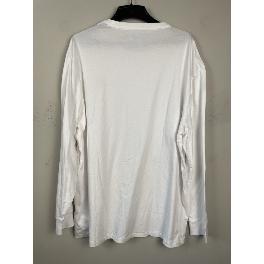 NEW Polo Ralph Lauren Long Sleeve T-Shirt XXL Classic Fit Jersey White Crewneck - Picture 3 of 10